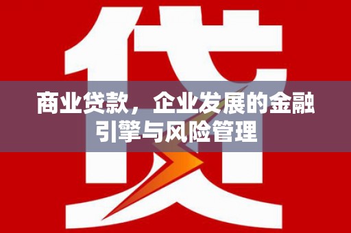 清镇商业贷款，企业发展的金融引擎与风险管理