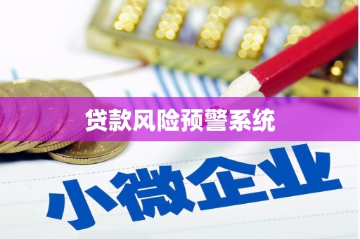 清镇贷款风险预警系统