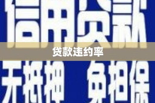 清镇贷款违约率