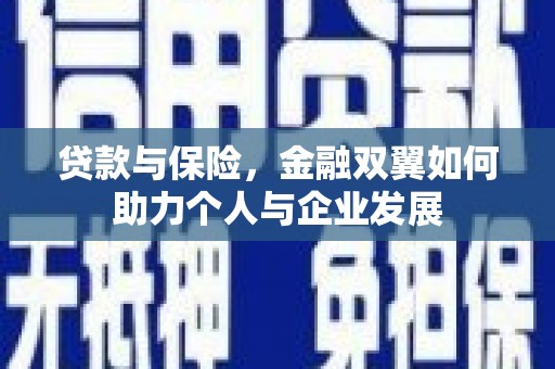 清镇贷款与保险，金融双翼如何助力个人与企业发展
