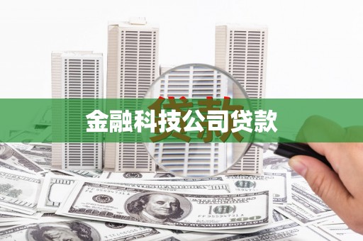 清镇金融科技公司贷款