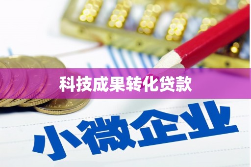 清镇科技成果转化贷款