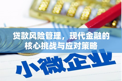 清镇贷款风险管理，现代金融的核心挑战与应对策略