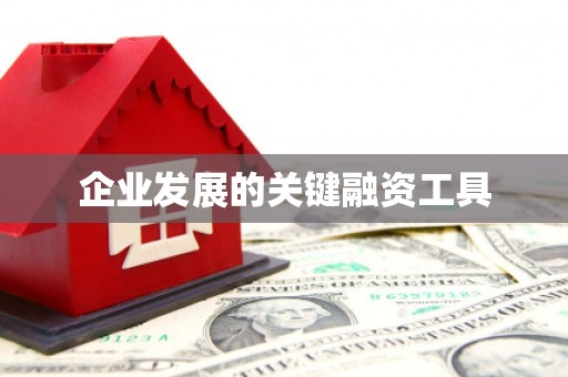清镇企业发展的关键融资工具