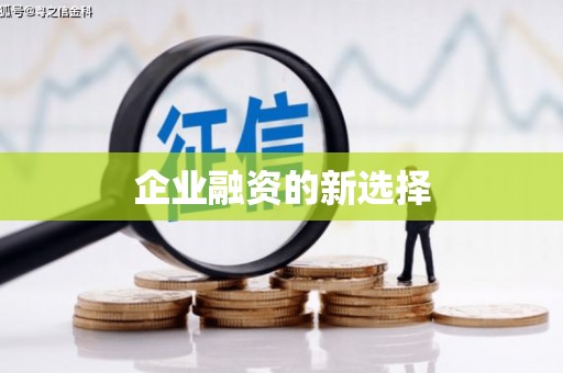 清镇企业融资的新选择