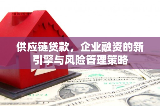 清镇供应链贷款，企业融资的新引擎与风险管理策略