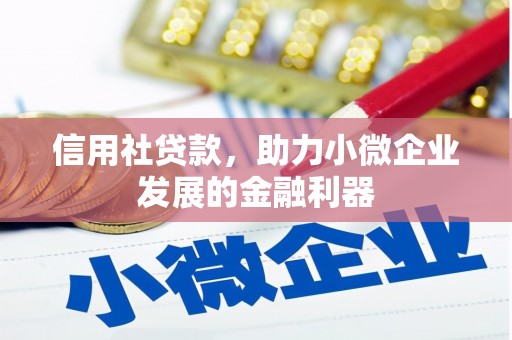 清镇信用社贷款，助力小微企业发展的金融利器