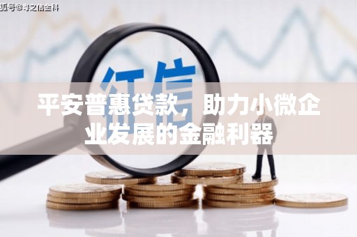 清镇平安普惠贷款，助力小微企业发展的金融利器