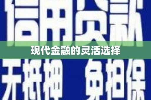 清镇现代金融的灵活选择