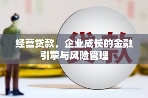 清镇经营贷款，企业成长的金融引擎与风险管理